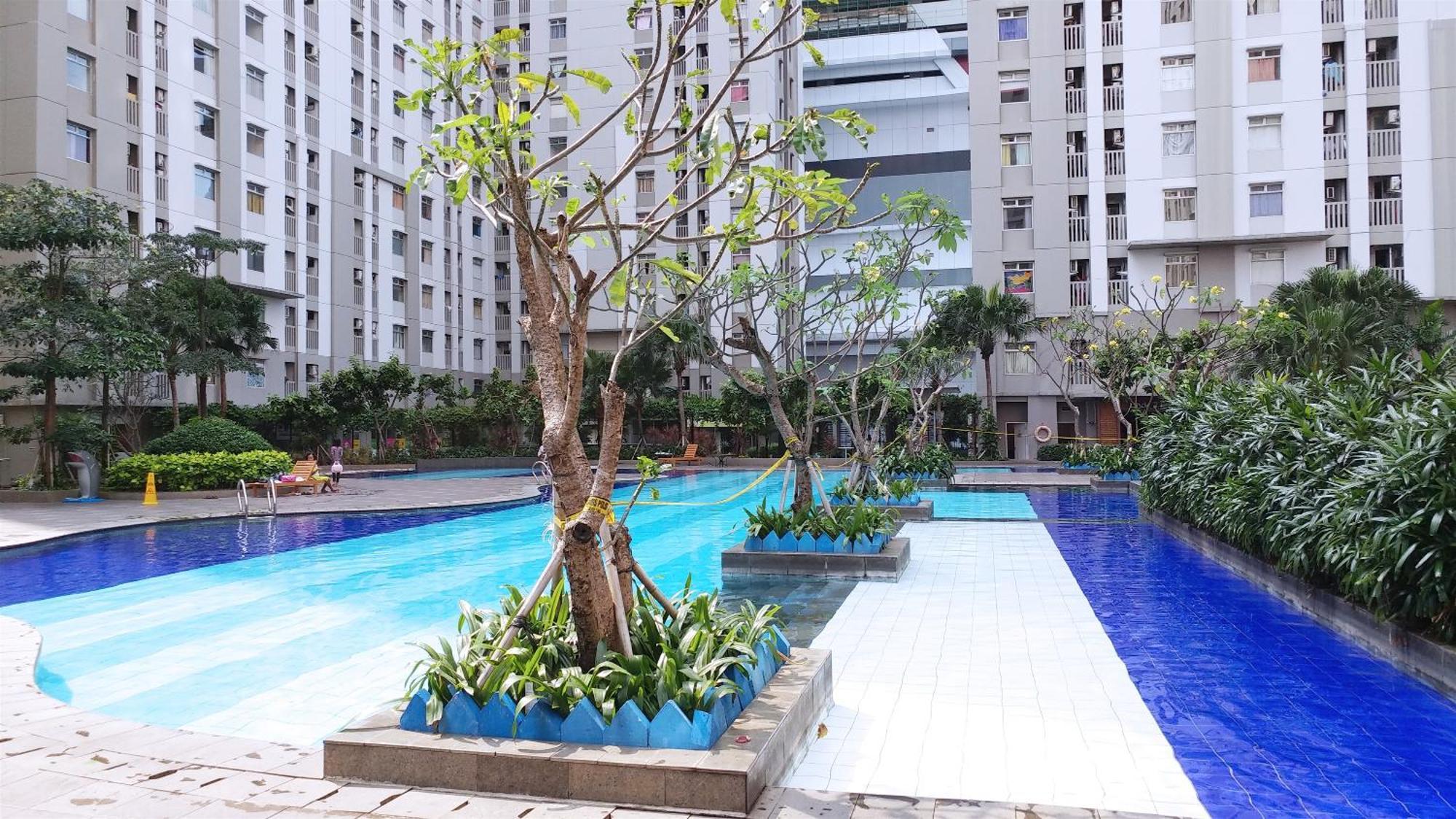 2Br Cozy At Green Bay Pluit Apartment Baywalk By Travelio 자카르타 외부 사진